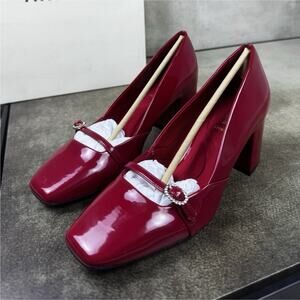 Anne Klein Aklexington Deep Red Pumps Women’s Size 7.5M